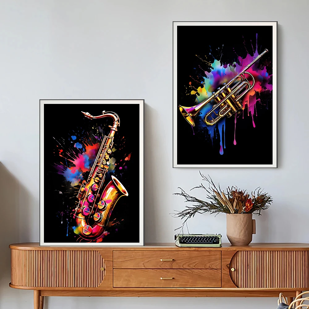 악기, 바이올린, 하프, 색소폰, 우쿨렐레, 포스터,  - Picture Of Musical Instrument 리뷰 및 가격