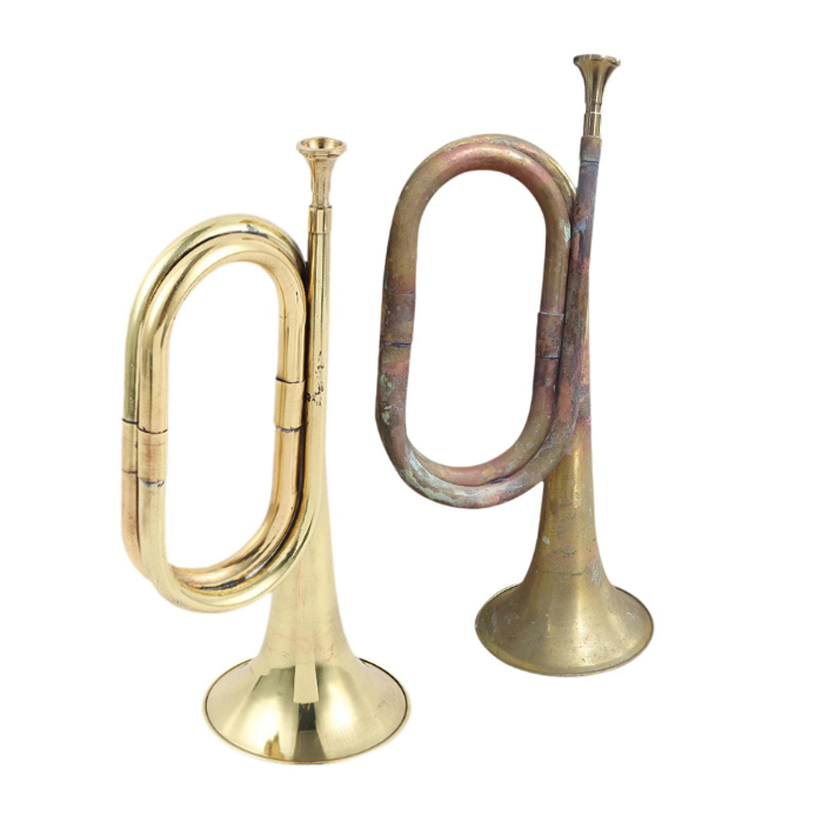 트럼펫 악기 마칭 버글 웨스턴 윈드 악기 초보자용 학교 - Musical Instrument Bugle 리뷰 및 가격